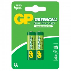 2x Piles AA GP Greencell...